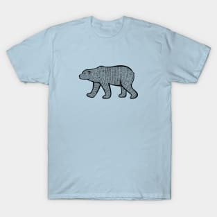 Polar Bear - hand drawn animal ink art design T-Shirt